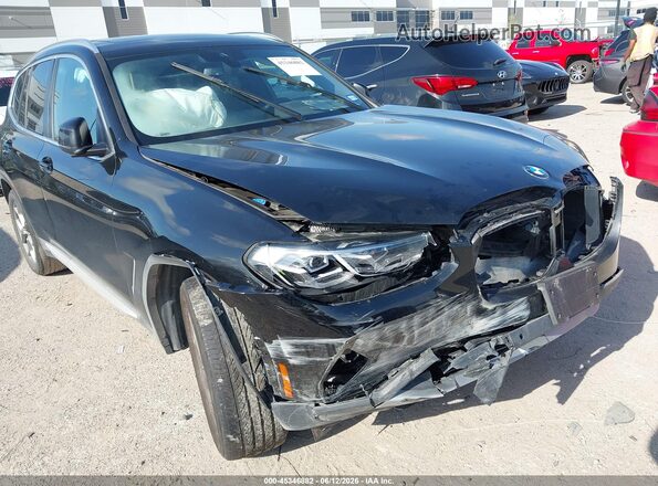 5UX43DP04N9M44473 2022 BMW X3 Black Vista frontal