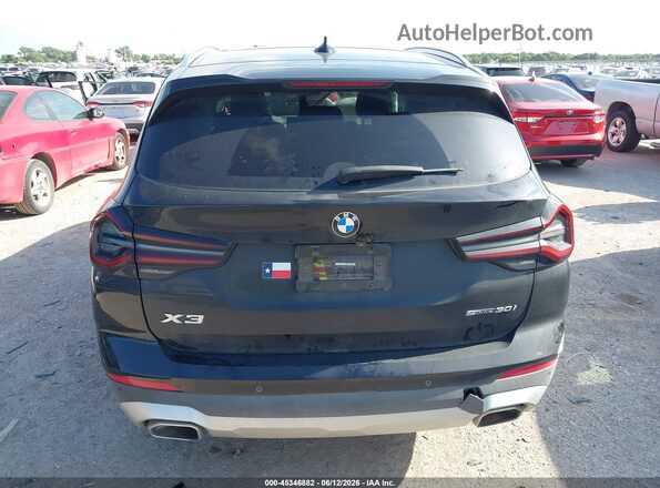 5UX43DP04N9M44473 2022 BMW X3 Black 