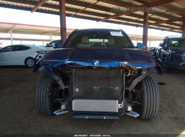 5UX43DP04N9M92345 2022 BMW X3 Blue Սարքավորումների վահանակի տեսք