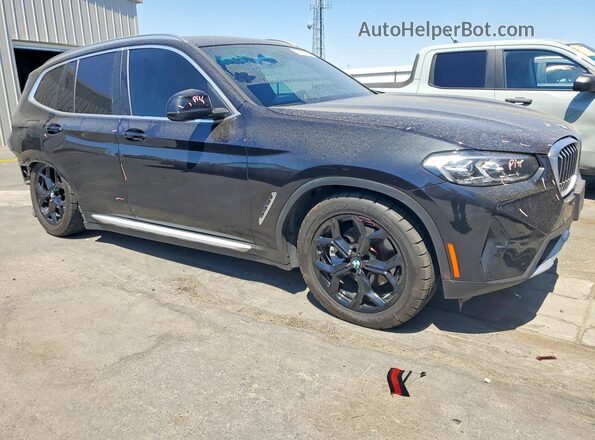 5UX43DP04P9S81519 2023 BMW X3 Black Front right