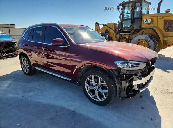 5UX43DP04R9T66332 2024 BMW X3 Red Передня права чверть