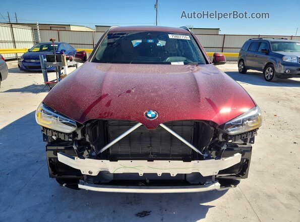 5UX43DP04R9T66332 2024 BMW X3 Red Вид спереду