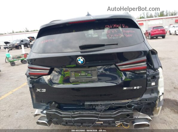 5UX43DP04R9W24249 2024 BMW X3 Black Vista frontal