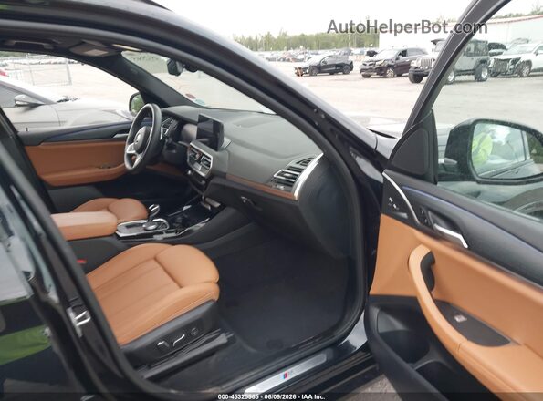 5UX43DP04R9W24249 2024 BMW X3 Black Vista interior delantera