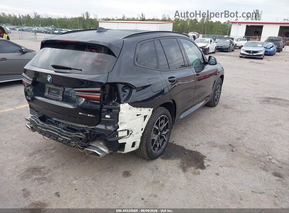 5UX43DP04R9W24249 2024 BMW X3 Black Trasero derecho