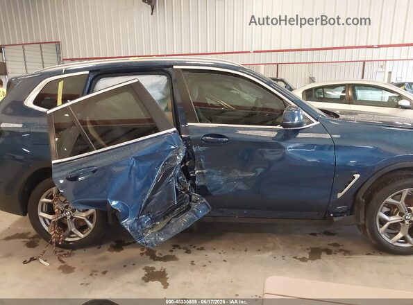 5UX43DP05R9V12527 2024 BMW X3 Синий Вид щитка приборов