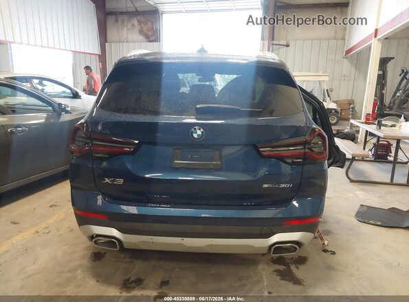 5UX43DP05R9V12527 2024 BMW X3 Синий 