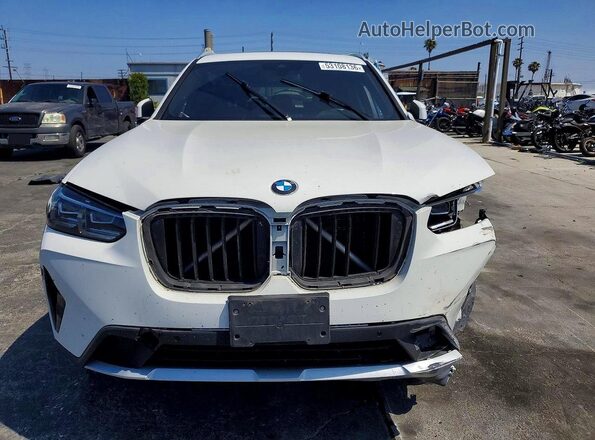 5UX43DP06N9K92180 2022 BMW X3 White Widok z przodu