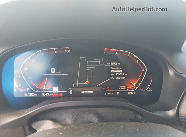 5UX43DP06P9N51205 2023 BMW X3 Синий 
