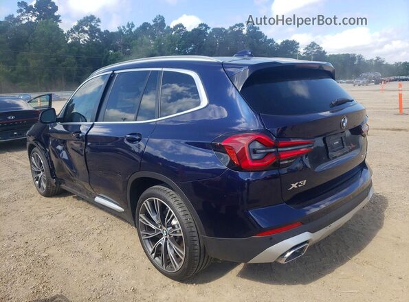 5UX43DP06P9N51205 2023 BMW X3 Синий 
