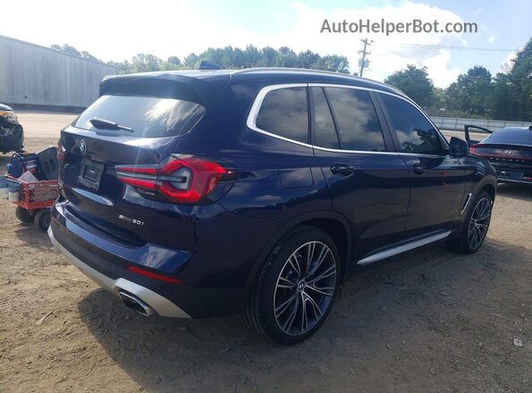 5UX43DP06P9N51205 2023 BMW X3 Синий 