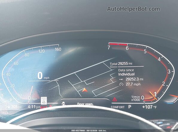 5UX43DP07N9L57814 2022 BMW X3 Синий Вид задних сидений