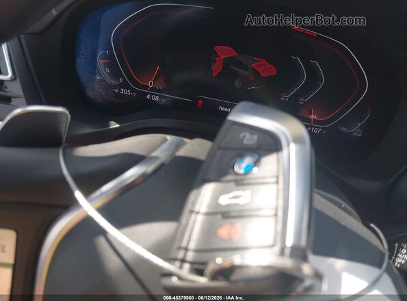 5UX43DP07N9L57814 2022 BMW X3 Синий Вид панели приборов