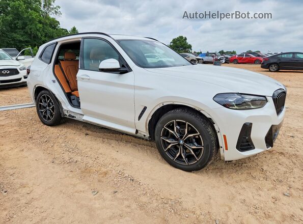 5UX43DP08N9K41084 2022 BMW X3 Белый Передняя правая четверть