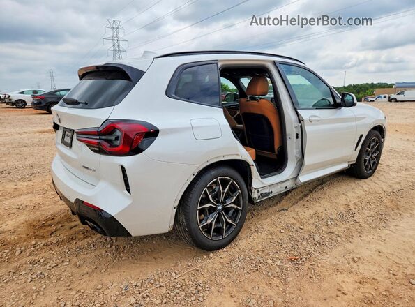 5UX43DP08N9K41084 2022 BMW X3 Белый Задняя правая четверть