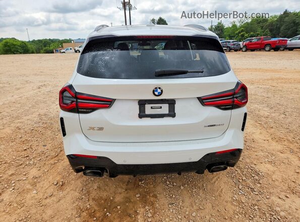 5UX43DP08N9K41084 2022 BMW X3 Белый Вид сзади