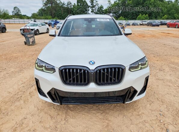 5UX43DP08N9K41084 2022 BMW X3 Белый Вид спереди