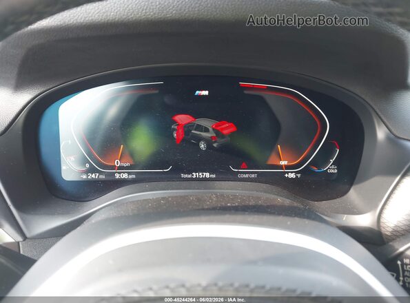 5UX43DP08N9K59472 2022 BMW X3 Blue Vista de los asientos traseros