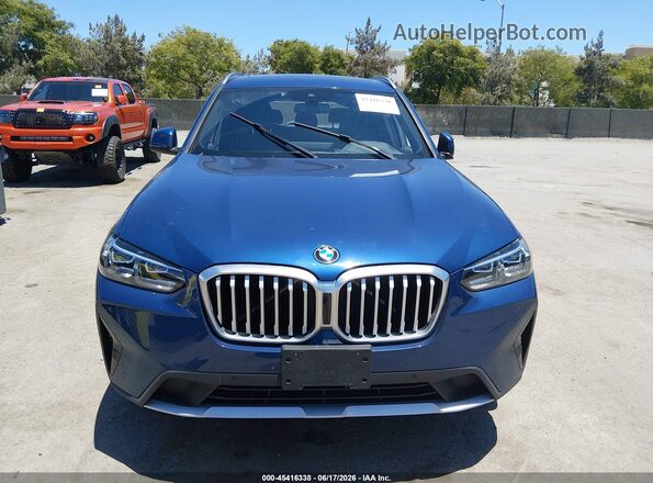 5UX43DP08P9P14503 2023 BMW X3 Blue Вид щитка приладів