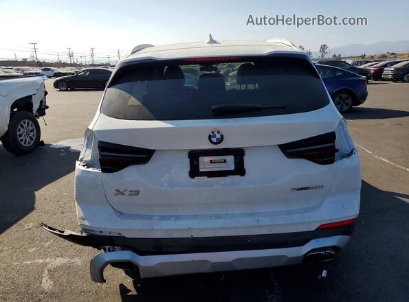 5UX43DP08P9S05060 2023 BMW X3 White Rear view