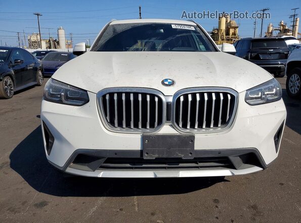 5UX43DP08P9S05060 2023 BMW X3 White Front view
