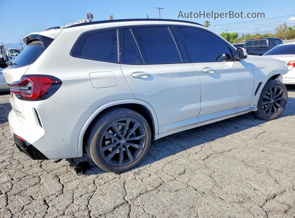 5UX43DP08R9W41314 2024 BMW X3 White უკანა მარჯვენა