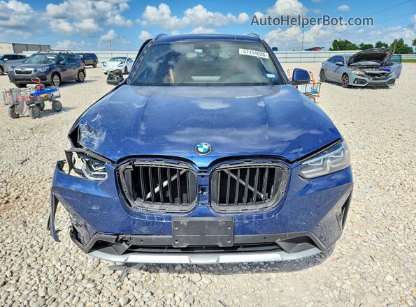 5UX43DP09N9K62624 2022 BMW X3 Blue 