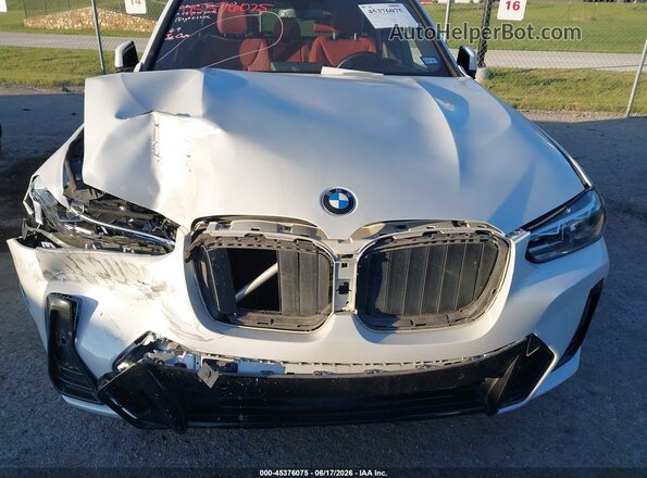 5UX43DP09N9K73557 2022 BMW X3 White Widok zestawu wskaźników
