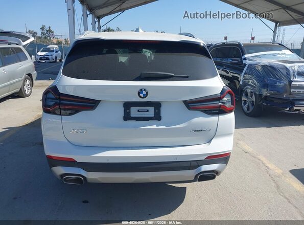 5UX43DP09N9K88544 2022 BMW X3 White 