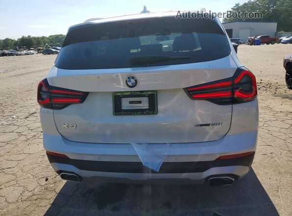 5UX43DP0XR9U16764 2024 BMW X3 White Rear view