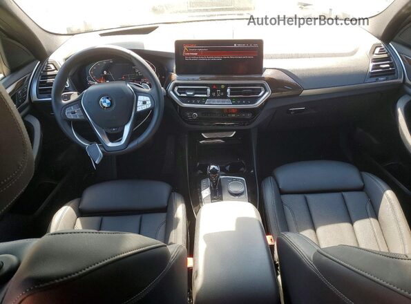 5UX43DP0XR9U16764 2024 BMW X3 White Dashboard view