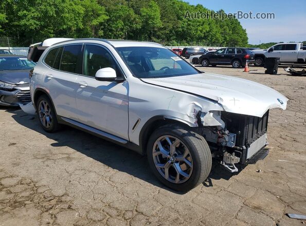 5UX43DP0XR9U16764 2024 BMW X3 White Front right