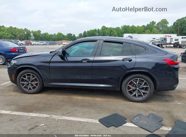 5UX43DT04P9P82450 2023 BMW X4 Blue Սալոնի 360 աստիճան տեսք
