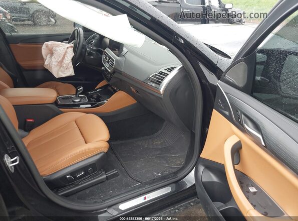 5UX43DT0XR9V10813 2024 BMW X4 Black წინა სალონის ხედი