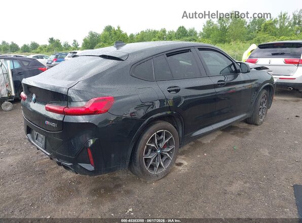 5UX43DT0XR9V10813 2024 BMW X4 Black უკანა მარჯვენა