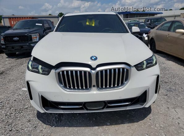 5UX43EU00S9X36658 2025 BMW X5 White წინა ხედი