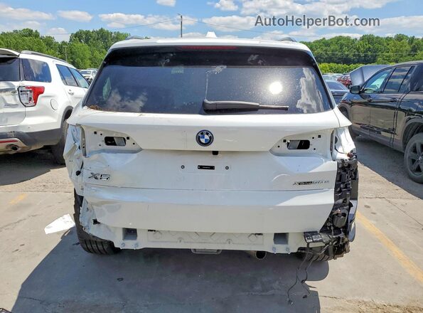 5UX43EU03S9Z84385 2025 BMW X5 White Հետևի տեսք