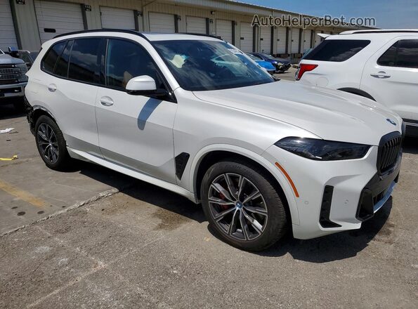 5UX43EU03S9Z84385 2025 BMW X5 White Առջևի աջ