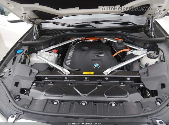 5UX43EU0XR9T14665 2024 BMW X5 White უკანა ხედი