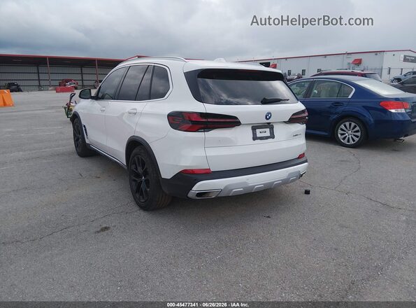 5UX43EU0XR9T14665 2024 BMW X5 White უკანა მარცხენა