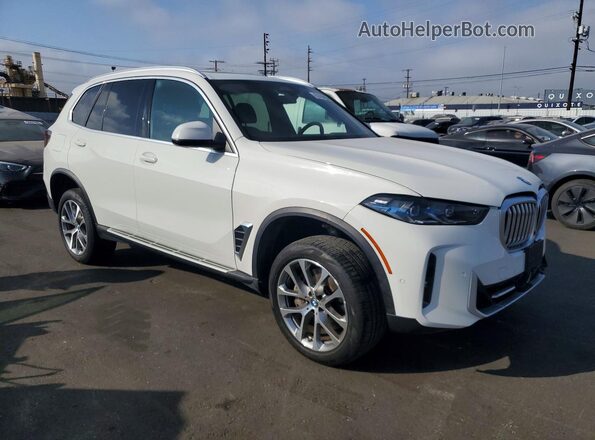 5UX43EU0XS9Y04268 2025 BMW X5 White Առջևի աջ