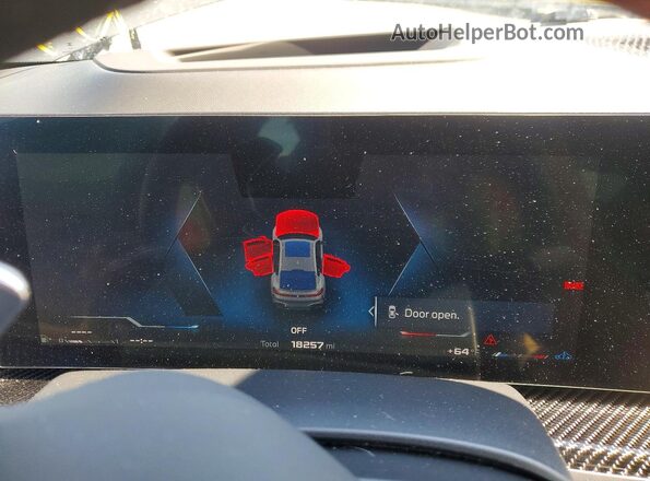 5UX43EX00S9Y28834 2025 BMW X6 Charcoal Вид щитка приладів