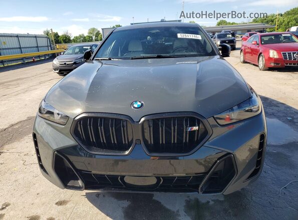 5UX43EX00S9Y28834 2025 BMW X6 Charcoal Вид спереду