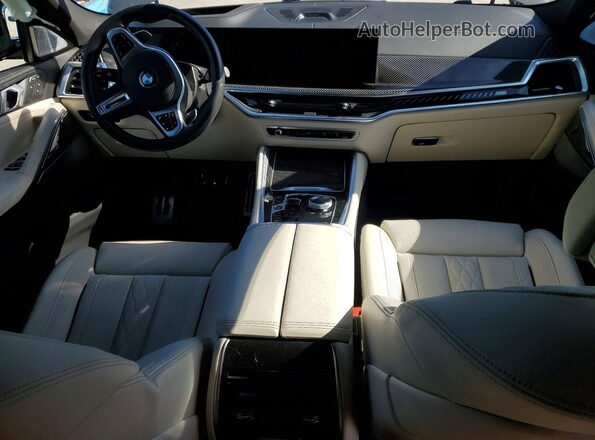 5UX43EX00S9Y28834 2025 BMW X6 Charcoal Вид панелі приладів
