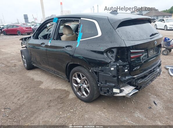 5UX53DP00P9S63832 2023 BMW X3 Black Trasero izquierdo