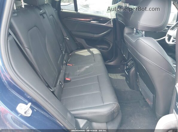 5UX53DP01N9K41450 2022 BMW X3 Blue Вид наклейки з VIN-кодом