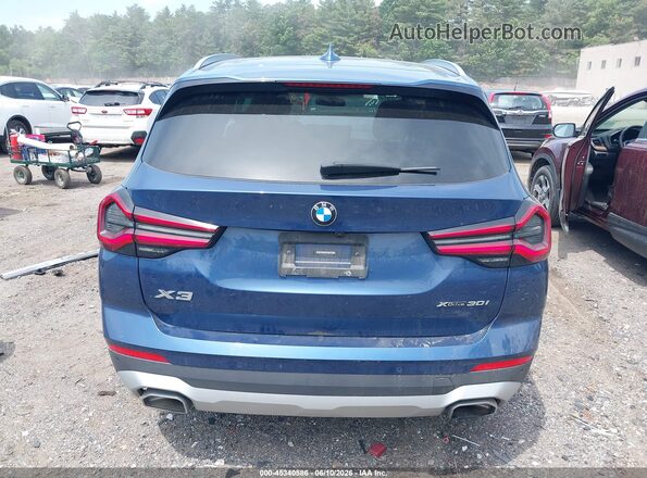 5UX53DP01N9K41450 2022 BMW X3 Blue 