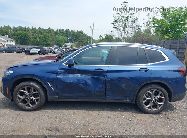 5UX53DP01N9K41450 2022 BMW X3 Blue 