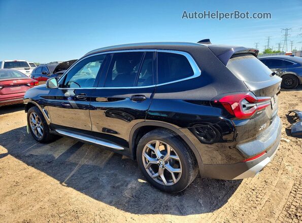 5UX53DP01N9K97680 2022 BMW X3 Black Tył lewy