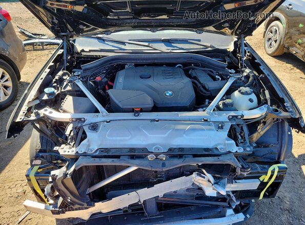 5UX53DP01N9K97680 2022 BMW X3 Black Widok wnętrza z tyłu